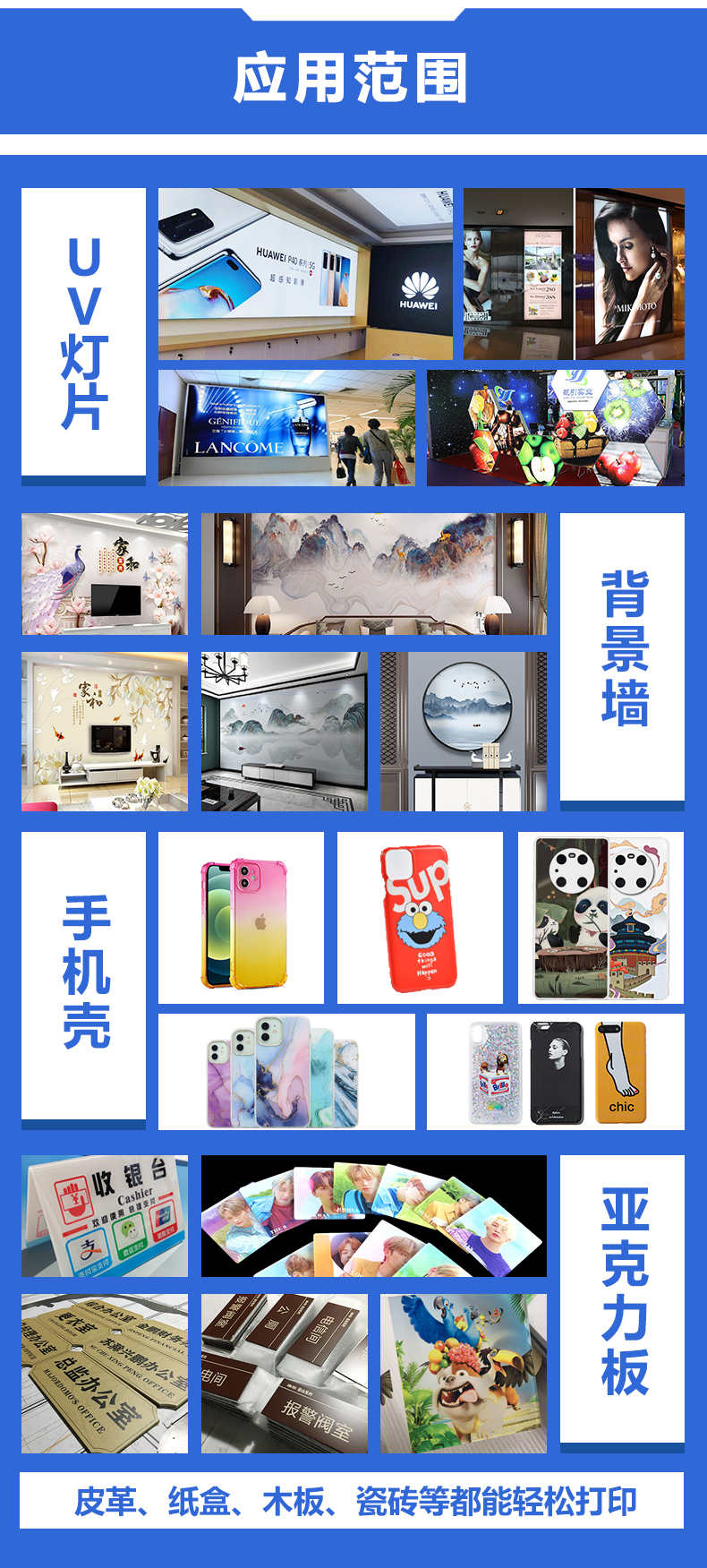 UV網帶機應用領域